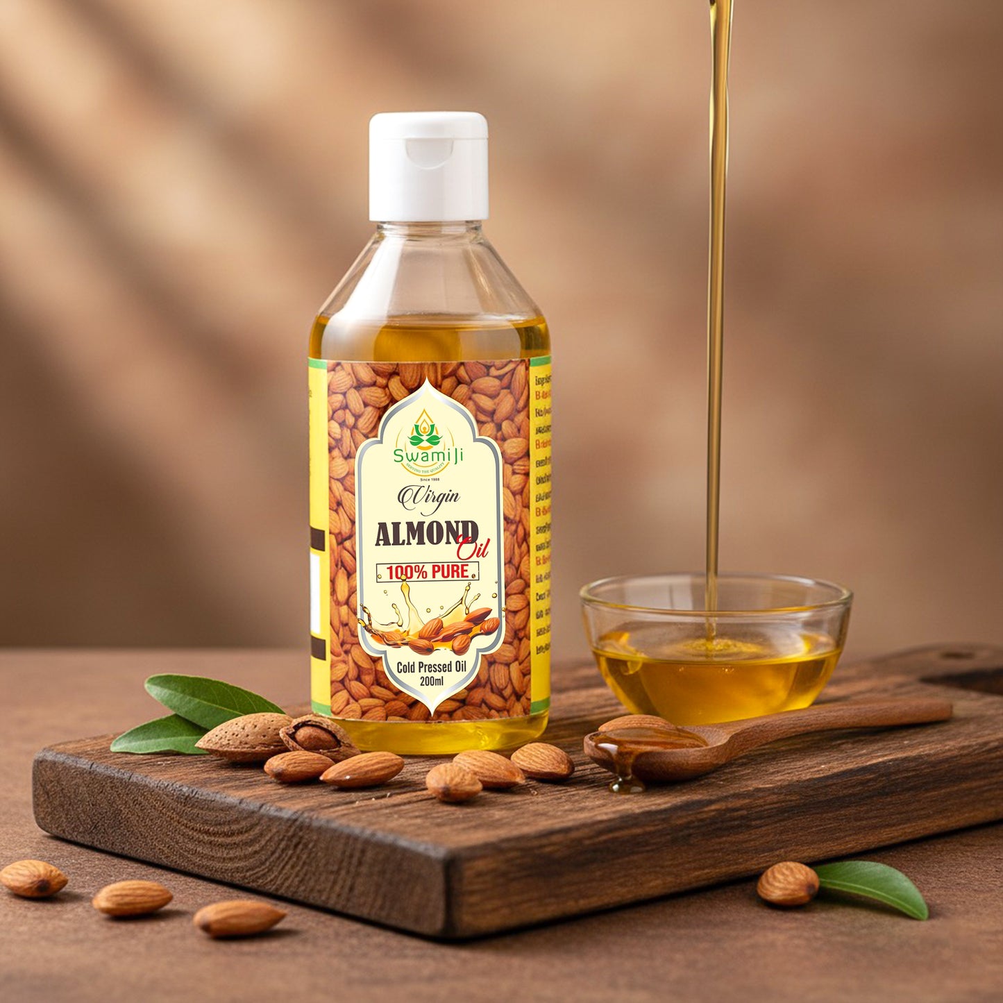 Swami Ji Virgin Almond Oil (बादाम रोगन)